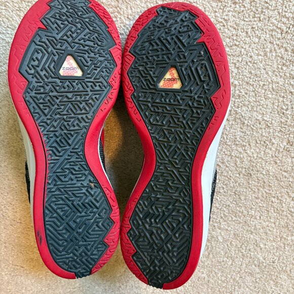 Nike Zoom Run The One James Harden Men's Basketball Shoes Size 9 Gray Black - Picture 8 of 10